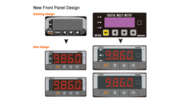  New front panel design for multi panel meter MT4Y MT4W